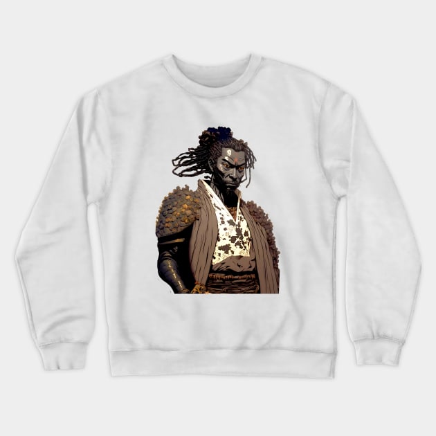 Yasuke the Black Samurai in Feudal Japan (1579) No. 2 Crewneck Sweatshirt by Puff Sumo